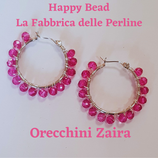Kit Wirework Earrings Zaira color  Fuxia