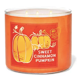 3-Dochtkerze sweet Cinnamon Pumpkin
