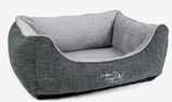 Hundebett orthopädisch VITABED CLASSIC grau-meliert/grau