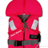 Personalisierte Kinder-Rettungsweste: Besto Racingbelt - Pink