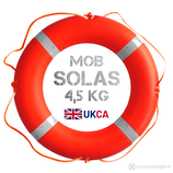 Rettungsring SOLAS MOB 75 cm 4,5 kg - UK RED ENSIGN
