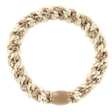 Ivory- Beige Glitter Stripe