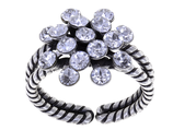 Ring Magic Fireball MINI Silber Weiß
