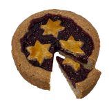 Linzertörtchen mit Sternen