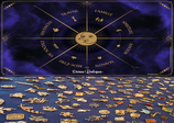 LOT "DIVINES BRELOQUES" (Planche divinatoire ) + 100 BRELOQUES + 1 POCHON EN VELOURS (breloques)