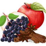 Apfel-Holunderbeere Punsch