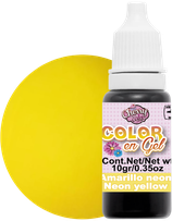 Color en gel Amarillo neon