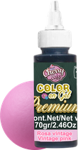 Color en gel premium rosa vintage
