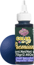 Color en gel premium azul imperial
