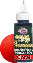 Color en gel premium coral