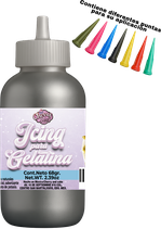 Icing para gelatina Plata