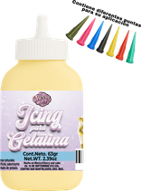 Icing para gelatina Amarillo
