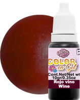 Color en gel Rojo vino