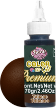 Color en gel premium tabaco