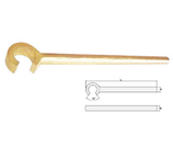 EMF70 Ventil-Schlüssel, C-Form, aus funkenfreiem Beryllium-Kupfer / Valve Wrench, C-Type, made of non-sparking beryllium-copper