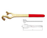 EMF76C Ventilschlüssel aus funkenfreiem Beryllium-Kupfer / Valve keymade of non-sparking beryllium-copper