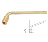 EMF71 Gasflaschenschlüssel aus funkenfreiem Beryllium-Kupfer / Oxygen bottle wrench made of non-sparking beryllium-copper