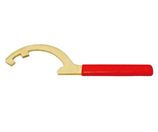 EMF73A Hakenschlüssel aus funkenfreiem Beryllium-Kupfer / Wrench, hook, made of non-sparking Beryllium-Kupfer