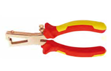 EME207 Abisolierzange 170 mm, elektrisch isoliert, funkenfrei aus Beryllium-Kupfer / wire stripper 170 mm, electrically isolated, made from Beryllium-Copper