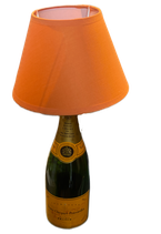 Flaschenlampe - Veuve Cliquot Orange