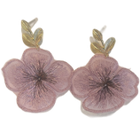 Ohrringe - Blume Textil