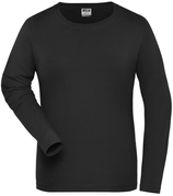 James & Nicholson by Daiber | JN 1803 | Damen Bio Stretch-T Work LSL -Solid-