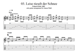 "Leise Rieselt Der Schnee" Noten (+TABs)