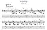 "Hopefully" Noten (+TABs)