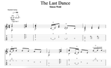 "The Last Dance" Noten (+TABs)