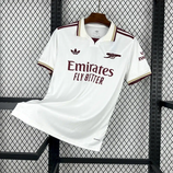 Jersey blanca Arsenal 2025-2026 tercera equipacion versión jugador