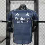 Jersey negra Real Madrid 2025-2026 segunda equipacion version jugador