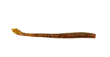 4" Kut Tail Worm - Pumpkin W / BLK & GRN