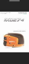 KUBOTA KX 027-4