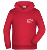 Kinder-Hoodie in Rot und Schwarz