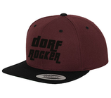 CAP DORFROCKER - Logo (Farbe dunkelrot/schwarz)