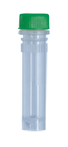 Microtubos de polipropileno con faldón de 2 ml y tapón de rosca, estéril, Verde, 500/bolsa, BIOBASIC TK377-SG $1,550