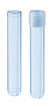 Tubo fondo redondo fabricado en polipropileno volumen 5 ml. (75 x 12 mm) Marca SARSTEDT 55.526 & 55.526.005 No estéril | 55.526.006 Estéril