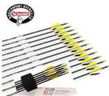 Komplettpfeil Sanlida M8 Match 3,2mm - Target - 12 Stück SA