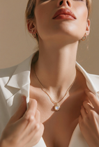 S/B Accessoires - WHISPER Choker vergoldet