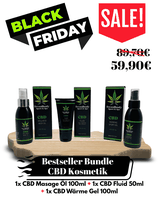 CBD Kosmetik - Bestseller Bundle - Black Sale