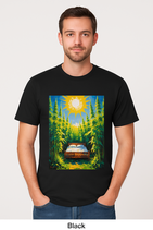 "Bett im Hanffeld" Shirt schwarz