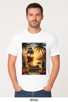 "Sunshine Bay Dusk" Shirt weiß
