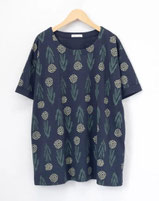 フラワー柄カットソー ［オーガニックコットン使用］  3,190円→1,280円(税込)