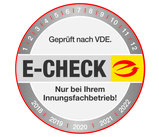 Geprüfter E-Check Fachbetrieb
