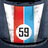 Sticker Porsche 911 Motorhaube  Brumos