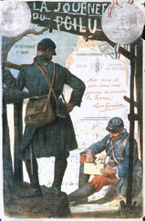 Les soldats français sont surnommés "poilus" en raison des conditions de leur vie quotidienne.