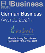 German Business Awards 2021 - Manufacturing Recruitment Specialist 