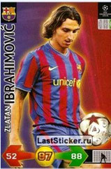 N° 100  - Zlatan IBRAHIMOVIC (2009-10, Barcelone, ESP > 2012-??, PSG)