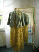 Seidenjacke, gefüttert, 3/4 Ärmel,