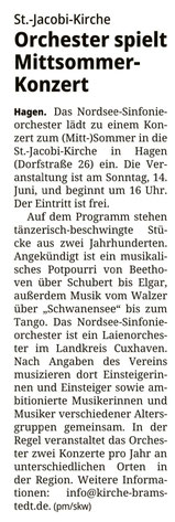 Nordsee-Zeitung 04.06.2026